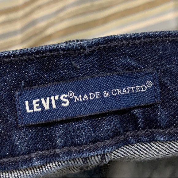 Anthro x Levi's Made and Crafted Stems Flare Dark Wash Jeans - Picture 6 of 10